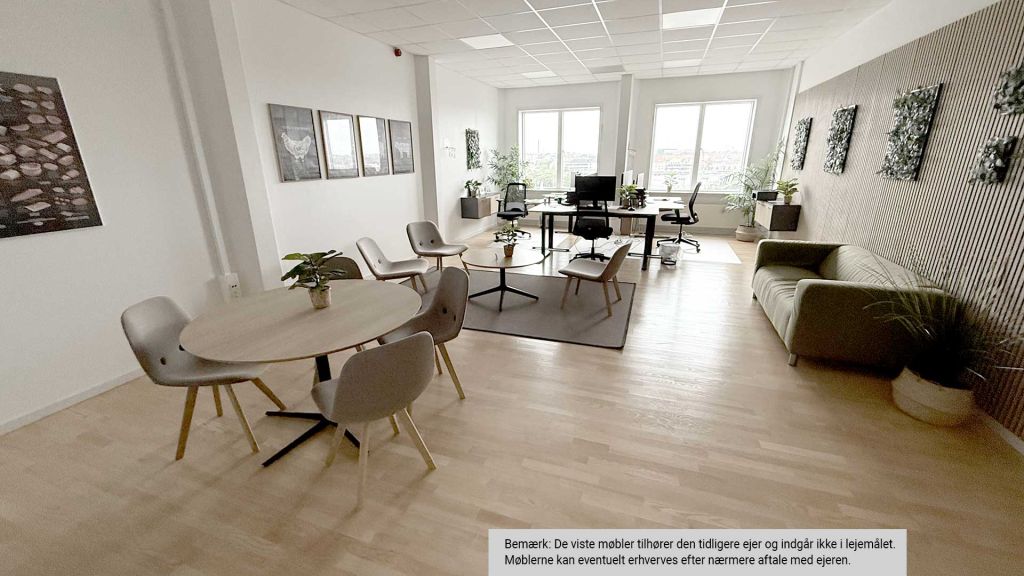 53m² Kontor med flot udsigt på 4. etage i Kattegat Silo